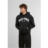 New York Collage Fluffy Hoody M