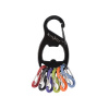 Klíčenka s karabinou Keyrack + S-biner, Nite Ize, černá