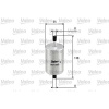 VALEO Palivový filter VALEO 587002