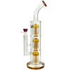 Bong sklo shroom cooler 8arm 39 cm amber