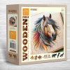Wooden city - Puzzle Mäkký kôň - 250 dielov