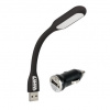 Usb LED lampička nabíjačka do cig. Zásuv COB N