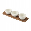 Villeroy & Boch - set 3 misiek na dip/omáčku 0,60ml + podnos 365x100 mm - Artesano Original