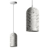Toolight Toolight, závesná betónová lampa 1xE27 APP996-1CP, biela terrazzo, OSW-07553