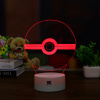 Nočná lampa 3D Pokémon Pokeball Pokemon GO (Nočná lampa 3D Pokémon Pokeball Pokemon GO)