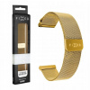 FIXED Sieťovaný nerezový remienok Mesh Strap so šírkou 22 mm pre smartwatch zlatý FIXMEST-22MM-GD