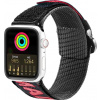 Dux Ducis Remienok Dux Ducis (vonkajšia verzia) Remienok Apple Watch Ultra, SE, 8, 7, 6, 5, 4, 3, 2, 1 (49, 45, 44, 42 mm) Nylonový náramok Black and Red
