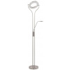 Stojacia lampa Stojacia lampa 18 W strieborná 180 cm stmievateľná