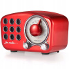Retro rádio Bluetooth FM s hlasným stereo zvukom a kartou TF