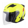 Přilba Reflex 2.0 Safety, CASSIDA (žlutá fluo/červená/šedá/stříbrná reflexní) 2026 XS (53 až 54 cm)