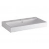 Geberit iCon - Umývadlo 75x49 cm, otvor na batériu, s prepadom, s KeraTect, biela 124575600