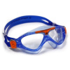 Plavecké okuliare Aquasphere Vista Junior, svetlo modrá/oranžová, číry zorník (8032621382779)
