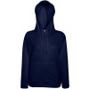 F.O.L. | Lady-Fit Lightweight Hooded Sweat, Dámska mikina s kapucňou, modrá Deep Navy, XXL