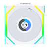 Lian Li UNI FAN SL Wireless LCD Fan, ARGB, PWM - 120mm, White 12SLLCD1W1W