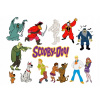 Výtlač cukrová hmota na tortu Scooby Doo 2