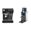 Ascaso Steel DUO, Black + Rancilio Rocky Doserless