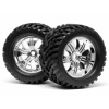 HPI Nalepené GOLIATH gumy (178x97mm) na Tremor chrómových diskoch