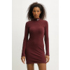 Šaty Guess ALBA V5BK04.KCBF1 burgundské L