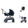 CYBEX e-Gazelle S Lux + Gazelle S Cot S Travel Set Aton B2 i-Size ocean blue 2025