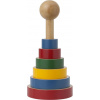 Stavebnica Babies pyramída z dreva