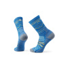 Ponožky SMARTWOOL HIKE LC MOUNTAIN RANGE PATTERN CREW laguna blue