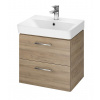 CERSANIT SET LARA skrinka orech s umývadlom MILLE SLIM 50 cm S801-322-DSM
