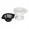 Hario - Keramický Dripper W60-02 Biely