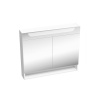 RAVAK CLASSIC II 800 Zrkadlová skrinka 800x140x760 mm,2 dvierka, LED osvetl. Biela+Cleaner X000001471