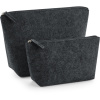 BagBase Toaletní taška BG724, plstěná COT520724r6402-charcoal me M Melír charcoal