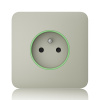Ajax SoloCover (smart) – Samostatný kryt zásuvky Zvoľte farbu produktu: Ústricová