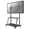 Neomounts NS-M4000BLACK / Mobile Flat Screen Floor Stand (stand+trolley) (height: 137-153 cm) box 1/2 / Black
