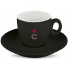Carraro Caffe Carraro espresso šálka nízka matná čierna 70 ml