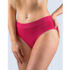 GINA dámské kalhotky klasické, širší bok, šité, jednobarevné Disco Bamboo Solid 10255P - bordo 50/52, vel. 50/52, bordo