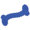 Hračka DOG FANTASY kosť gumová modrá 11 cm