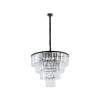 Nowodvorski 7614 Závesný luster CRISTAL L E14, 40W, IP20, priehľadná/čierna