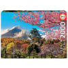 Puzzle Castillo De Osaka in Japan Educa 2000 dielov a Fix lepidlo