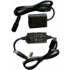 USB napájací adaptér ako AC-PW20 pre Sony Alpha NEX-5 atď. + DC spojka ako NP-FW