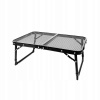 Aga Skladací turistický kempingový stôl 60x40x25/33 cm čierny