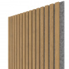 WALL CONCEPT akustický panel Dub rustic, sivý filc + MDF, 2750x604x21 mm, 1,66 m2