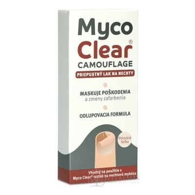 Myco Clear Camouflage priepustný lak na nechty 5 ml