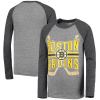 Outerstuff Dětské tričko Boston Bruins NHL Square Up Raglan Tri-Blend dlouhý rukáv Veľkosť: Dětské L (11 - 12 let)