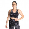 Better Bodies ENTICE SPORTS BRA BLACK TIE DYE – športová podprsenka Better Bodies mramorová čierna Velikost: XS
