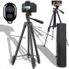 STATÍV 4w1 TRIPOD 103 cm DRŽIAK NA FOTOAPARÁT TELEFÓN + PILOT PRE SELFIE FOTOGRAFIE