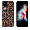 Plastový kryt LEATHER na Huawei P50 Pocket - Leopard
