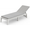 Keter ATLAS (MALLORCA) lehátko s poduškou - bílá/světle šedá