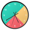 Hodiny - Moderné, farebné nástenné hodiny (Hodiny - Moderné, farebné nástenné hodiny)
