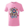 Lukostreľba komiks - Tričko detské bavlnené - 146 cm/10 rokov ( Ružová )