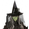 Čarodejnícky klobúk so závojom perím a pavúkmi