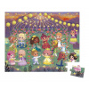 Puzzle v kufríku Princezné Princesses Janod 36 dielov od 4 rokov