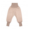 Rastúce detské nohavice merino fleece Cosilana krémové Veľkosť: 50/56